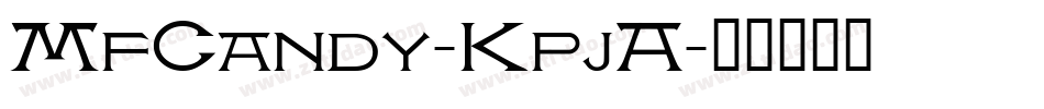 MfCandy-KpjA字体转换