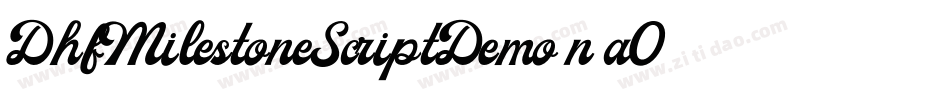 DhfMilestoneScriptDemo-n6aO字体转换