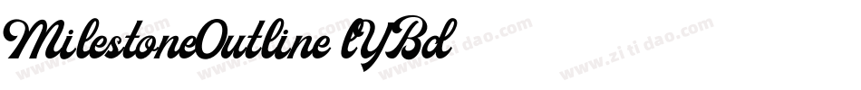 MilestoneOutline-lYBd字体转换