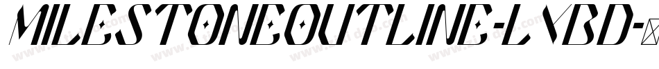 MilestoneOutline-lYBd字体转换