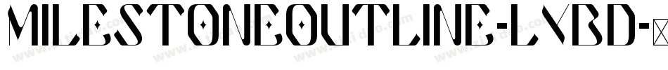 MilestoneOutline-lYBd字体转换