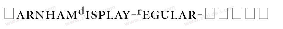 FarnhamDisplay-Regular字体转换
