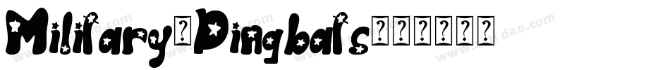 Military-Dingbats字体转换