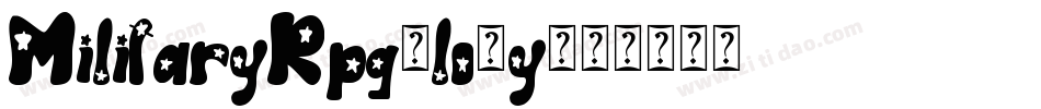 MilitaryRpg-lo8y字体转换