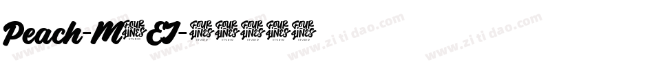 Peach-M9EJ字体转换