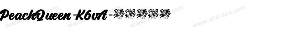 PeachQueen-K6vA字体转换