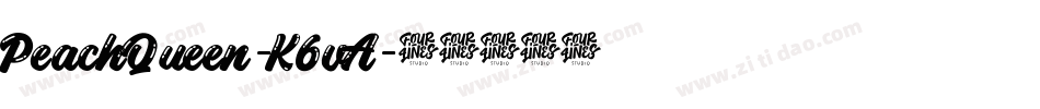 PeachQueen-K6vA字体转换