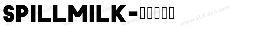 SpillMilk字体转换