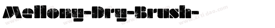Mellony-Dry-Brush字体转换