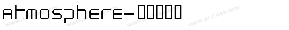 Atmosphere字体转换