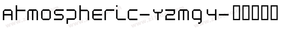 Atmospheric-YzMG4字体转换