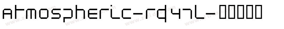 Atmospheric-rg4aL字体转换