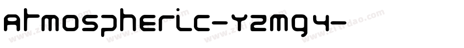 Atmospheric-YzMG4字体转换