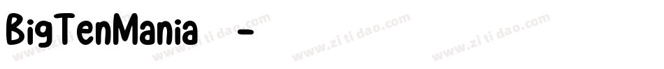 BigTenMania手机版字体转换