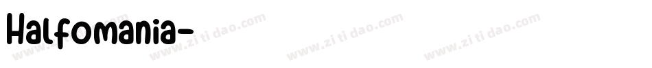 Halfomania字体转换