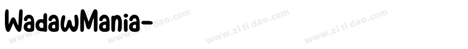 WadawMania字体转换