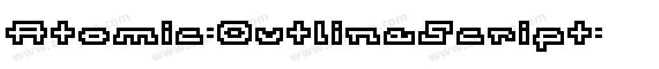 Atomic-OutlineScript字体转换