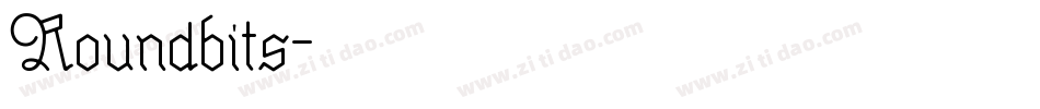 Roundbits字体转换
