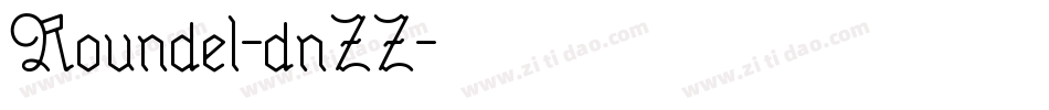 Roundel-dnZZ字体转换