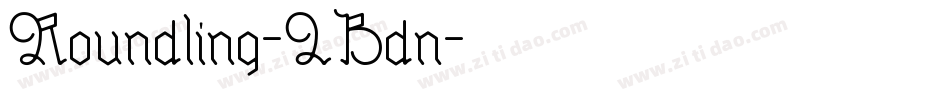 Roundling-LBdn字体转换