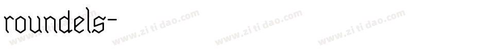 roundels字体转换