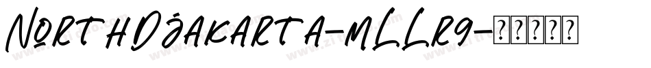 NorthDjakarta-mLLr9字体转换