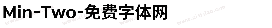Min-Two字体转换