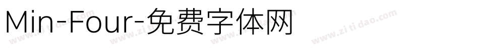 Min-Four字体转换