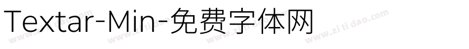 Textar-Min字体转换