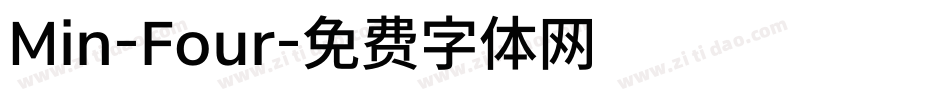 Min-Four字体转换