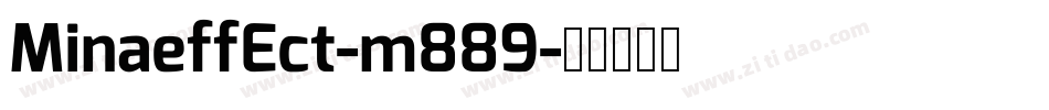 MinaeffEct-m889字体转换
