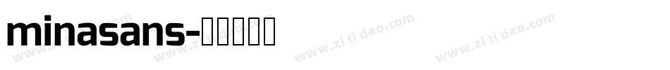 minasans字体转换