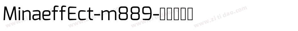 MinaeffEct-m889字体转换