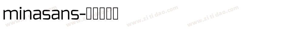 minasans字体转换