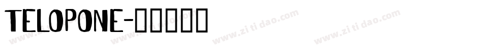 TELOPONE字体转换