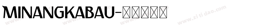 Minangkabau字体转换