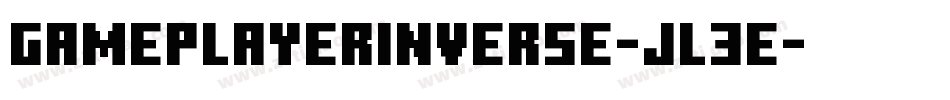 GamePlayerInverse-Jl3E字体转换