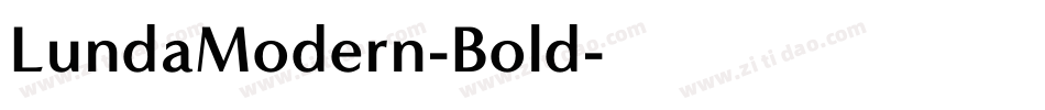LundaModern-Bold字体转换