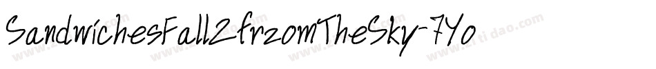SandwichesFallZfrzomTheSky-7Yo4字体转换