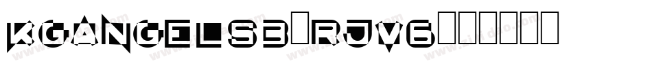 KgAngels3-RJv6字体转换
