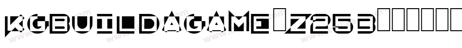 KgBuildAGame-Z253字体转换