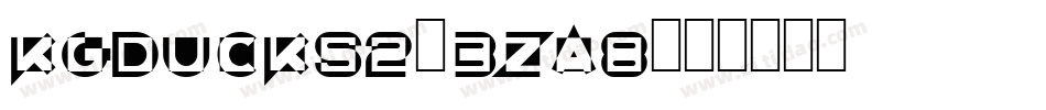 KgDucks2-3Za8字体转换
