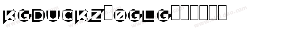 KgDuckz-0glG字体转换