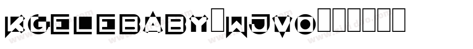 KgElebaby-WJVO字体转换