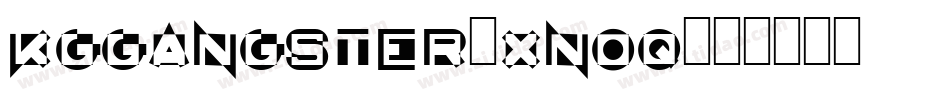 KgGangster-xnoq字体转换