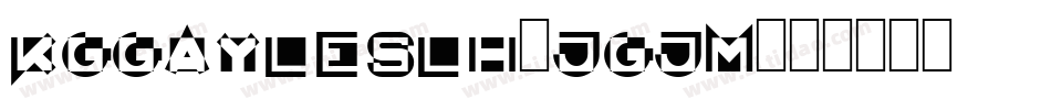 KgGaylesLh-JGJM字体转换