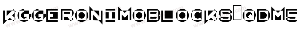 KgGeronimoBlocks-qDm5字体转换