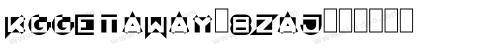 KgGetaway-8ZaJ字体转换