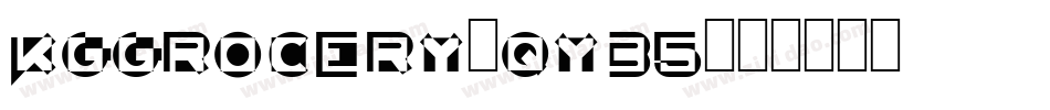 KgGrocery-qY35字体转换