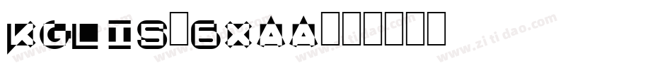 KgLis-6xaA字体转换